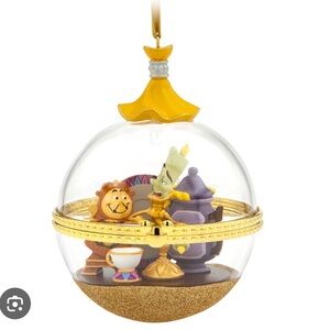 Lumiere + Cogsworth Disney Sketchbook Ornament